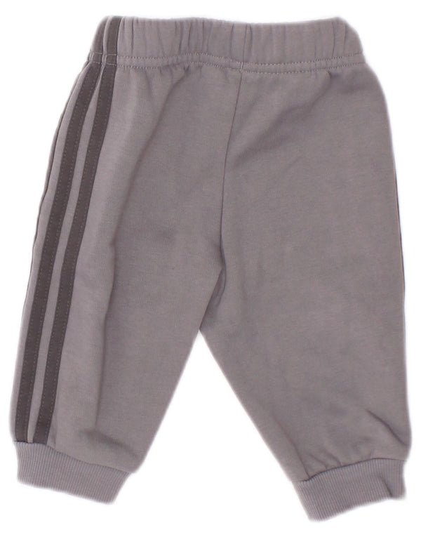 Calças de treino Adidas Baby Boys Joggers 0-3 meses algodão cinza