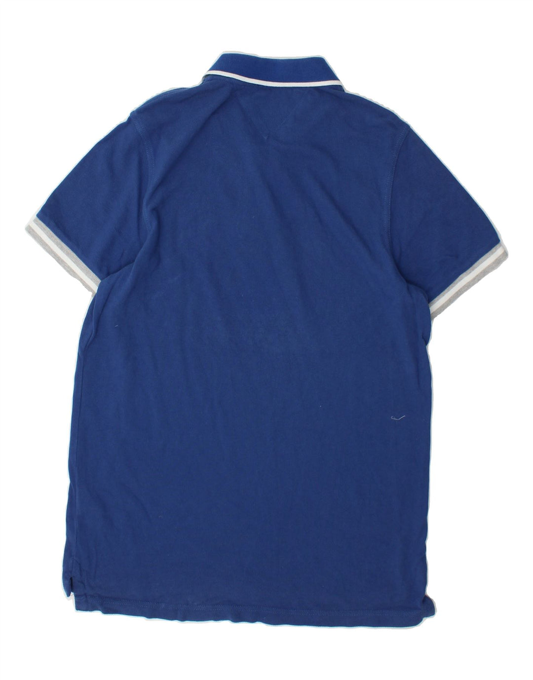 TOMMY HILFIGER Mens Graphic Polo Shirt XL Blue Cotton Vintage Tommy Hilfiger and Second-Hand Tommy Hilfiger from Messina Hembry 