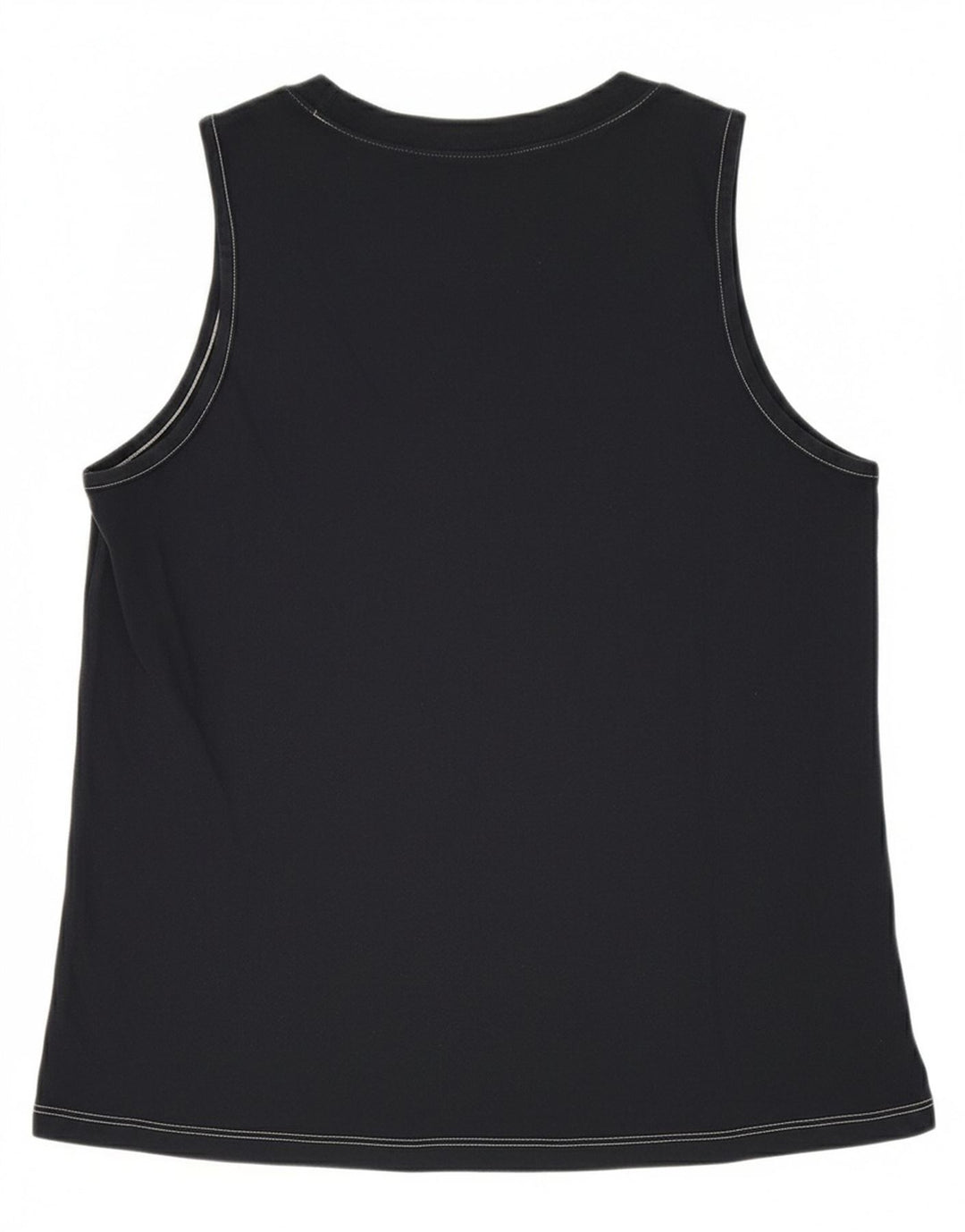 Vans Womens Graphic Vest Top UK 12 Médio Azul Marinho