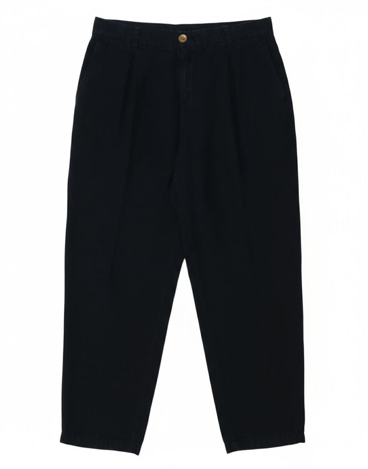 Calça cortada cônica masculina BLAUER W29 L25 azul marinho