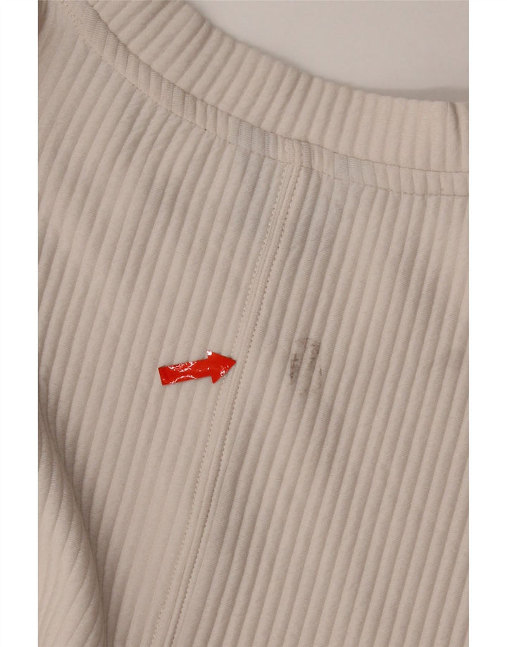 Suéter feminino Dkny UK 14 médio off white poliéster