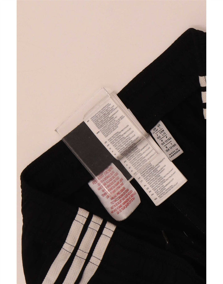 Shorts esportivos Adidas meninos 13-14 anos preto poliéster