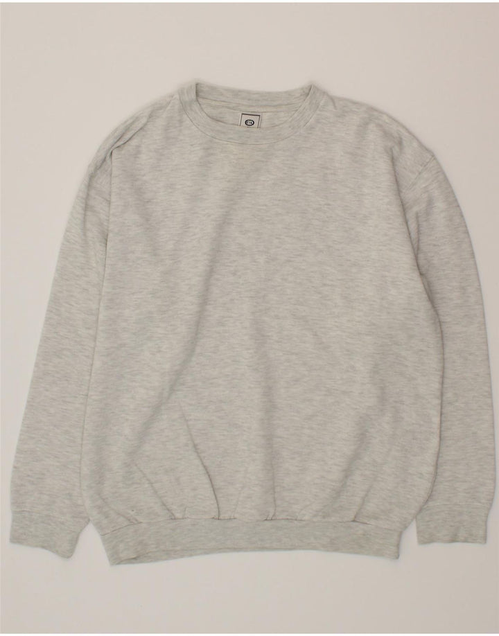 C&A Mens Sweatshirt Jumper Medium Grey Flecked Cotton Vintage C&A and Second-Hand C&A from Messina Hembry 
