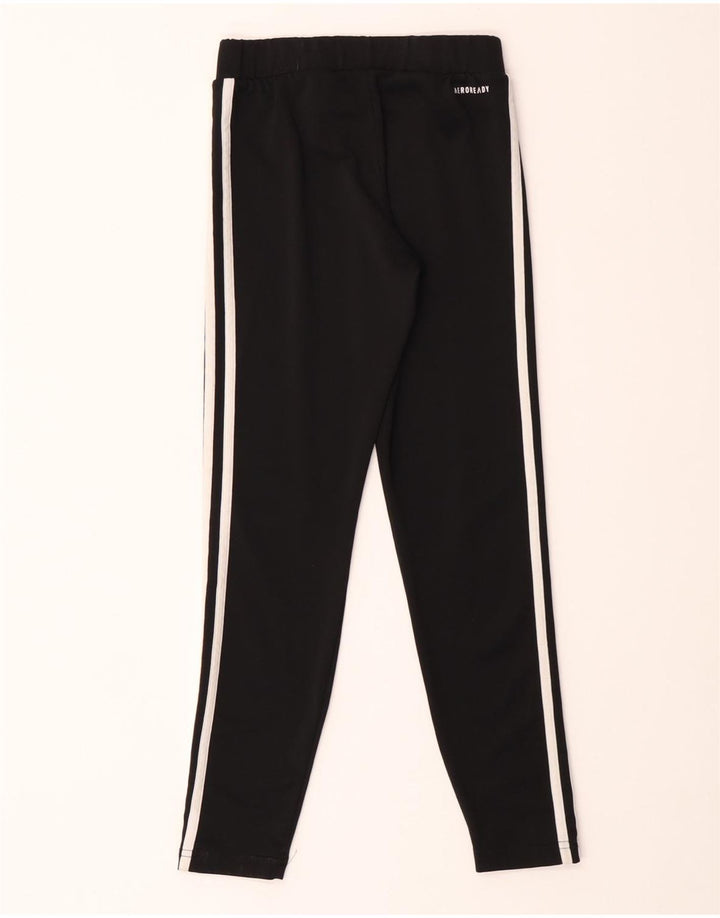 Leggings Adidas Aeroready para meninas 11-12 anos preto poliéster