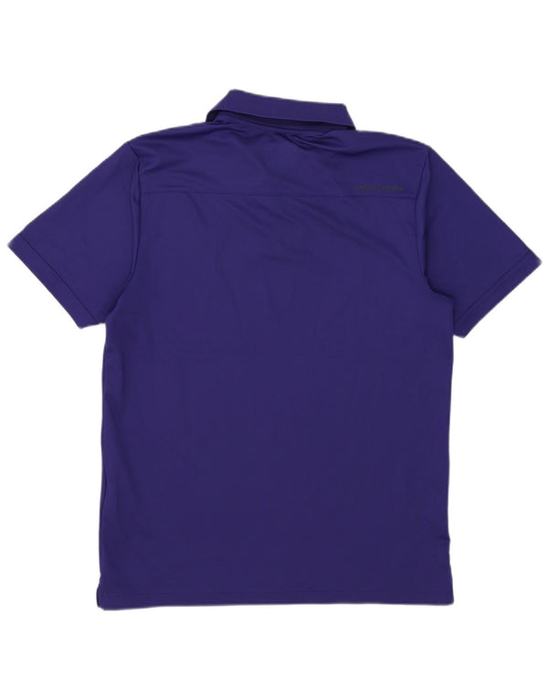 Camisa polo masculina Under Armour Heat Gear poliéster azul médio