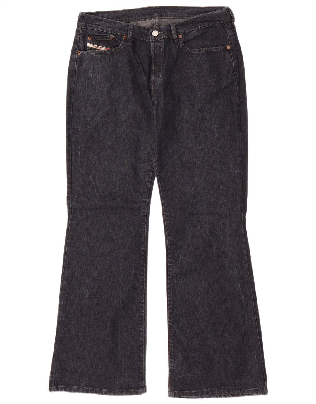 Jeans feminino diesel queimado W34 L32 algodão azul marinho