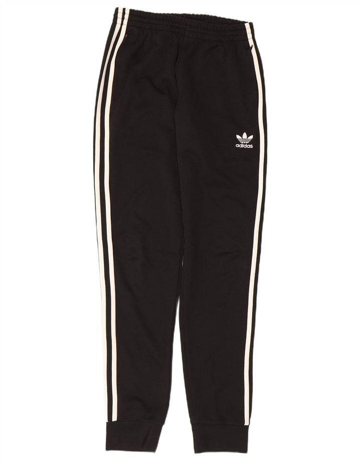 Adidas Mens Treino Calças Joggers Pequeno Poliéster Preto