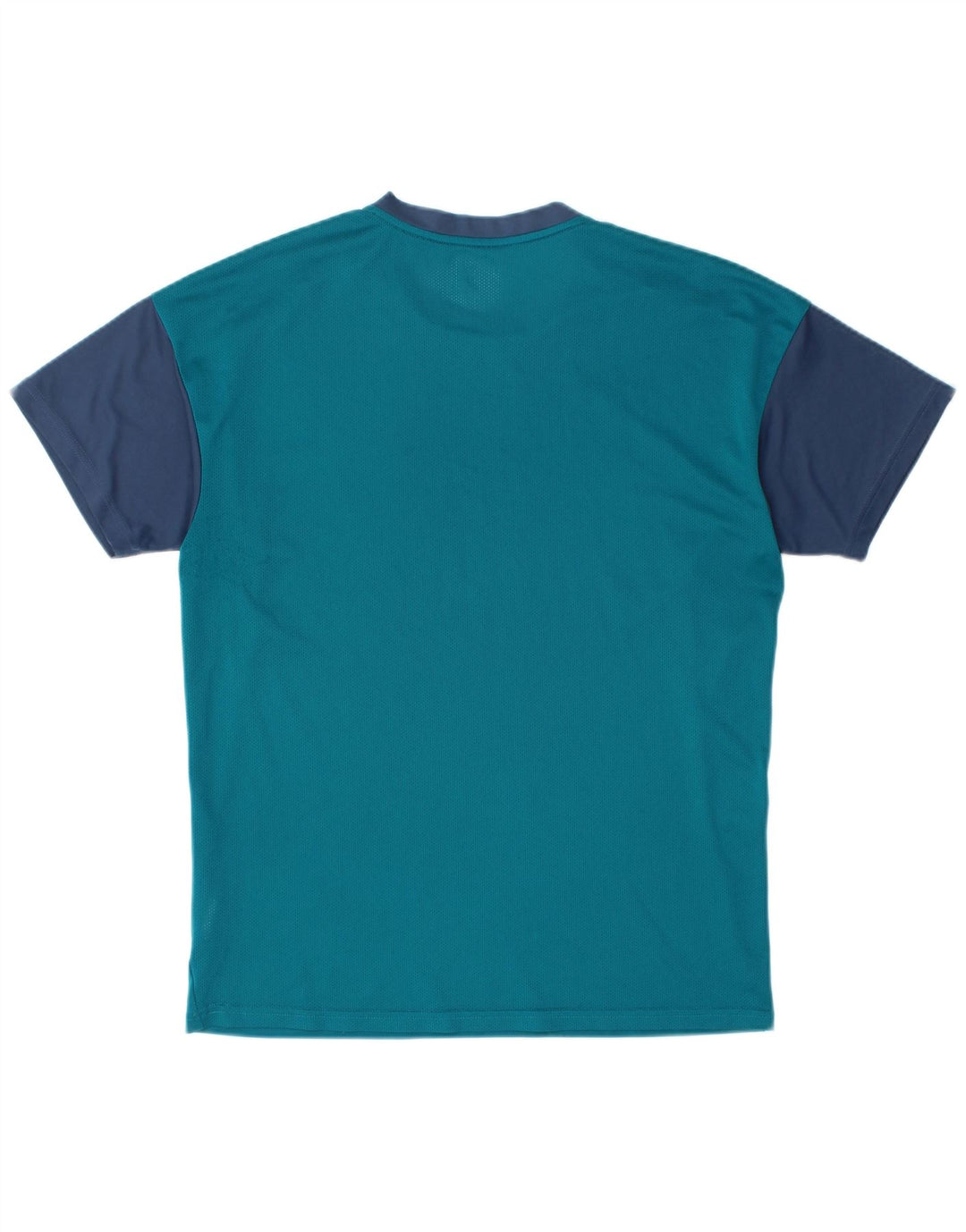 Camiseta masculina PUMA Top médio azul colorblock poliéster
