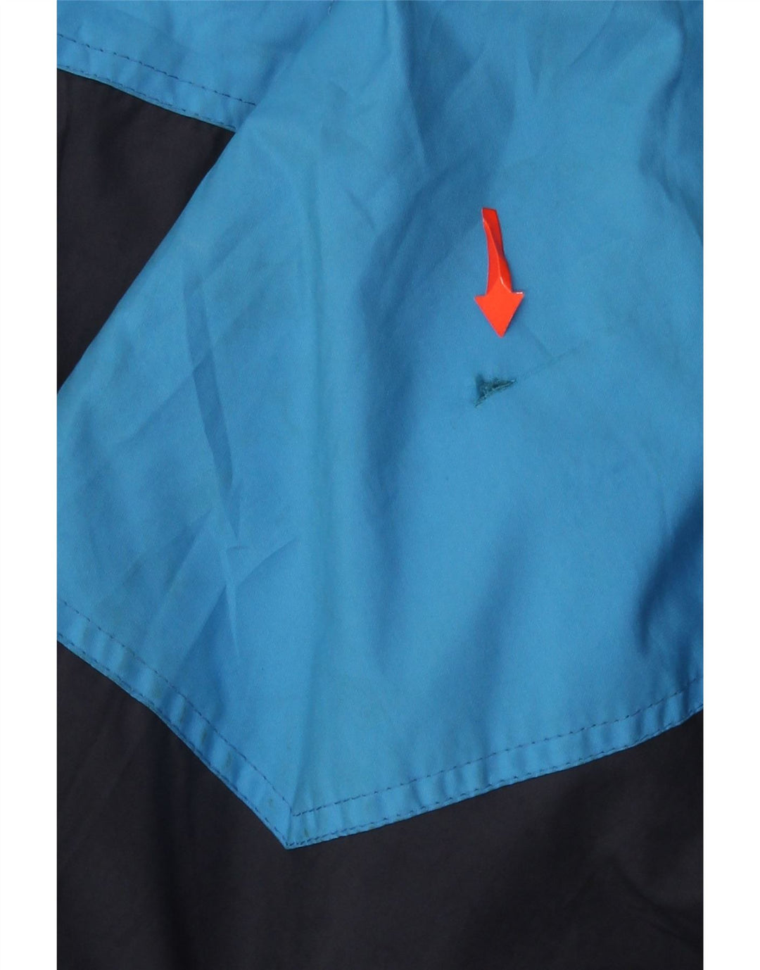 Jaqueta de esqui masculina Sergio Tacchini UK 42 XL azul marinho colorblock poliéster