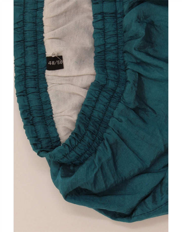 Fato de treino masculino vintage solto ajuste completo IT 48/50 azul médio colorblock