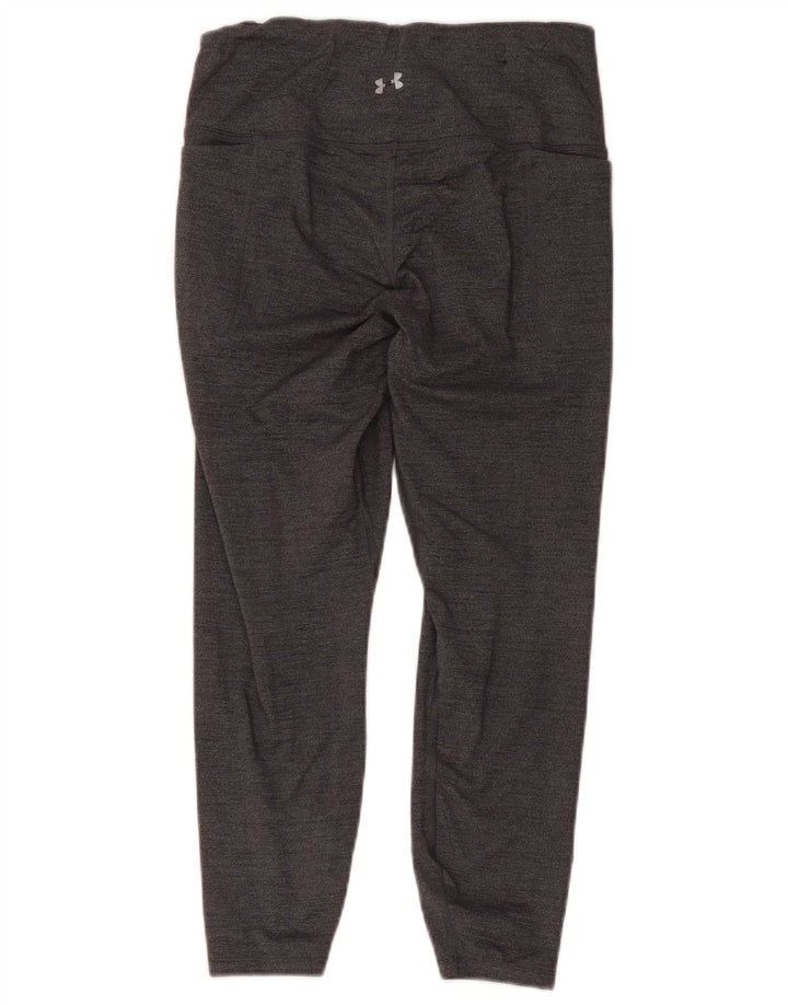 Under Armour Mulheres Capri Leggings UK 12 Médio Cinza