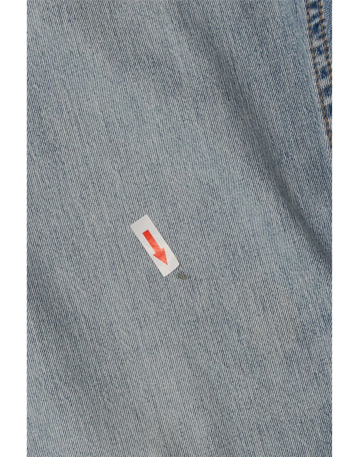 Calça jeans feminina Levi's 502 Straight W32 L27 azul algodão