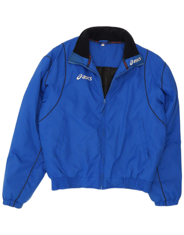 Asics Mens Tracksuit Top Jaqueta Grande Azul Nylon