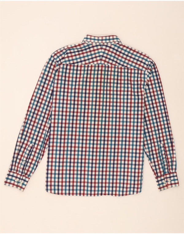 Camisa masculina Blue Harbor da Marks & Spencer XL multicolorida guingão