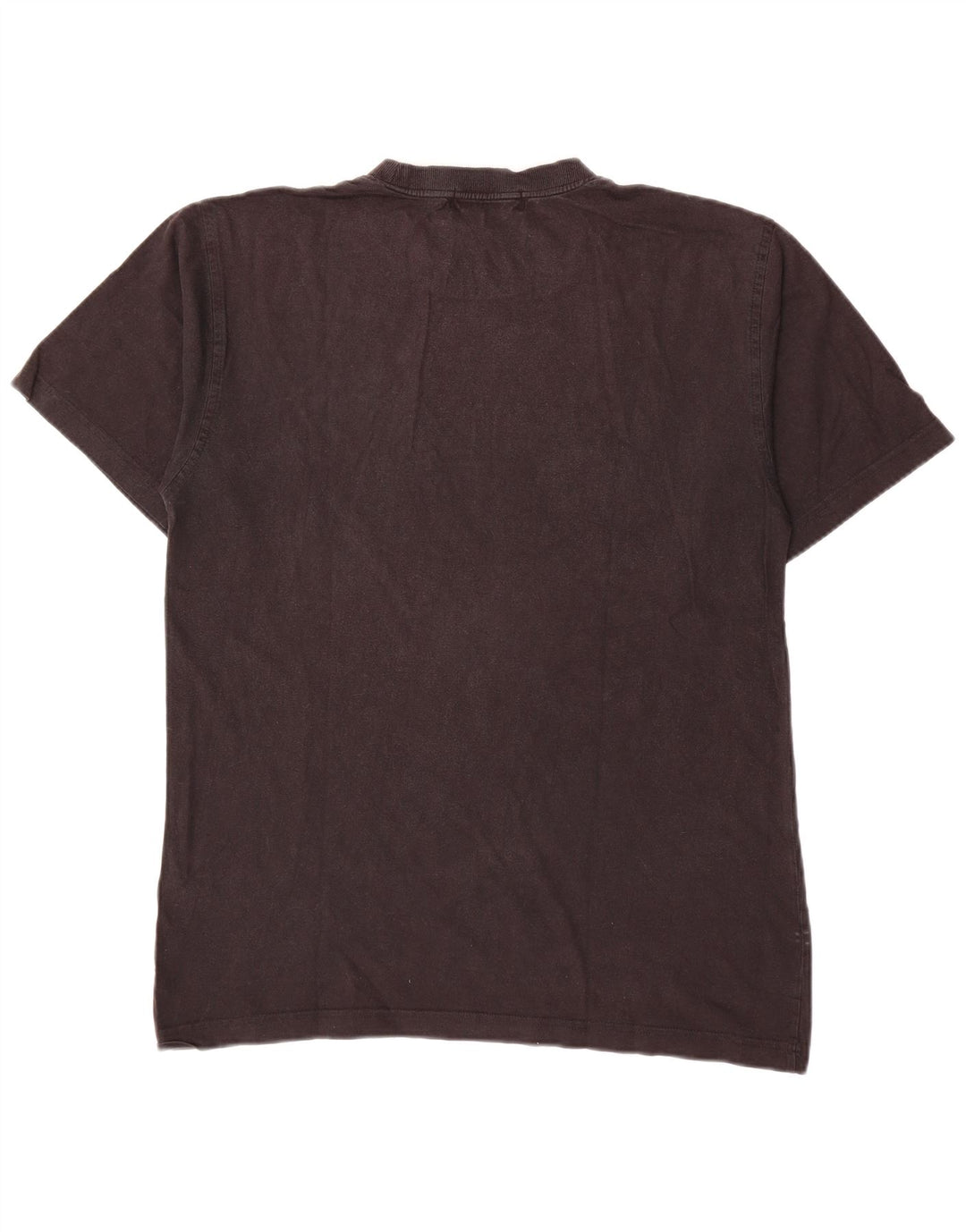 Fila Mens Graphic T-Shirt Top Pequeno Algodão Preto