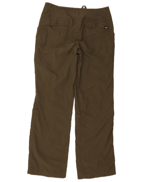 Calça cargo feminina The North Face para caminhada EUA 6 médio W28 L31 nylon cáqui
