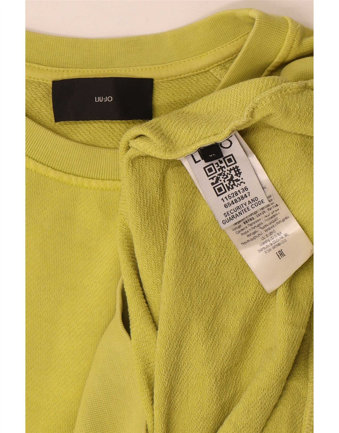 Liu Jo Moletom Masculino Jumper XL Algodão Amarelo