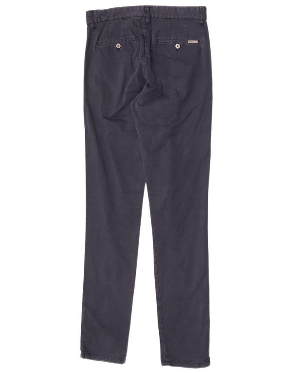Calça Chino Slim Masculina Calvin Klein W28 L32 Algodão Azul Marinho