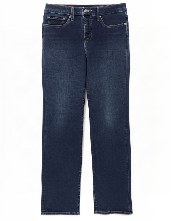 Jeans retos femininos Levi's W28 L30 algodão azul