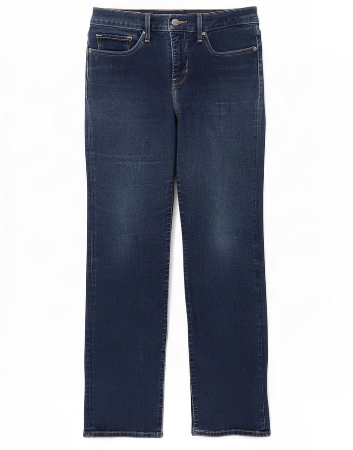 Jeans retos femininos Levi's W28 L30 algodão azul