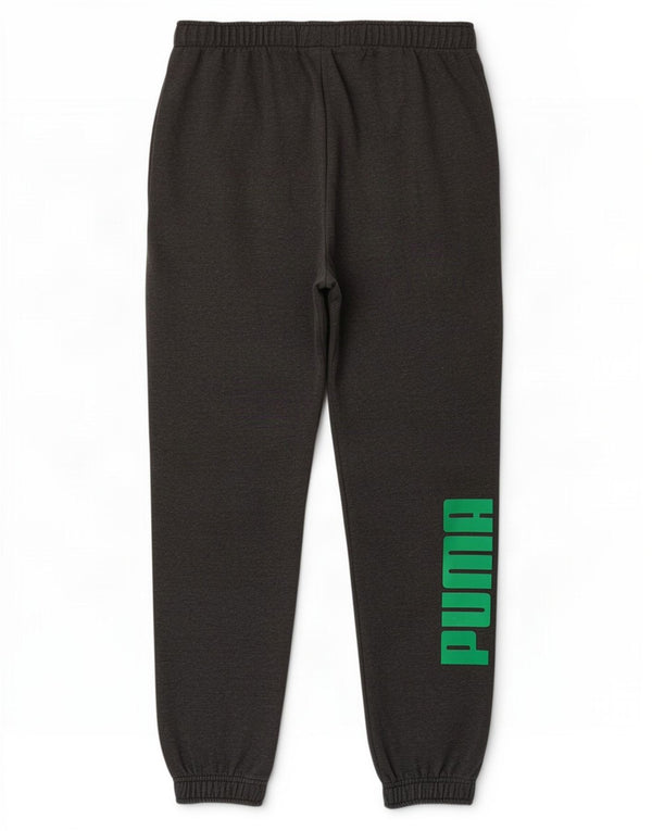 Calça de treino masculina Puma Joggers grande algodão cinza