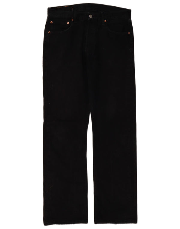 LEVI'S Masculino 501 Straight Jeans W32 L31 Preto