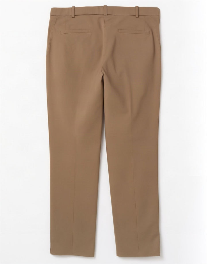 Zara Calça Feminina Slim Cropped Médio W28 L26 Bege