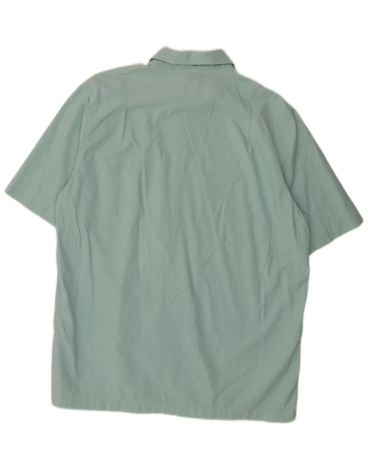 Camisa masculina de manga curta Levi's XL azul algodão