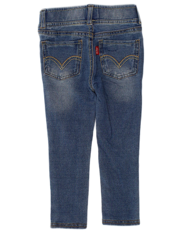 Levi's Baby Girls Jegging Skinny Jeans 18-24 Meses W18 L13 Azul Algodão