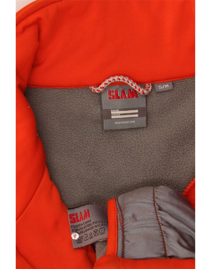 Slam Mens Liner Tracksuit Top Jacket Pequeno Poliéster Laranja