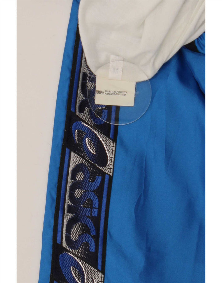 Calça de treino masculina Asics Graphic azul médio colorblock poliéster