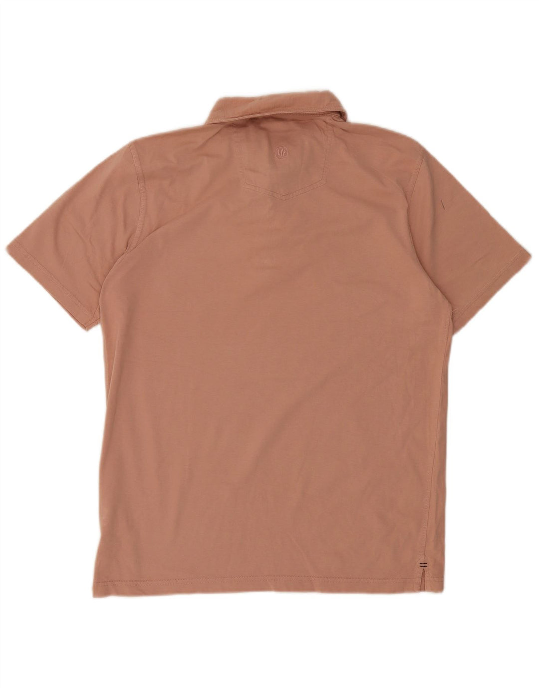 Camisa polo masculina Fat Face grande algodão rosa