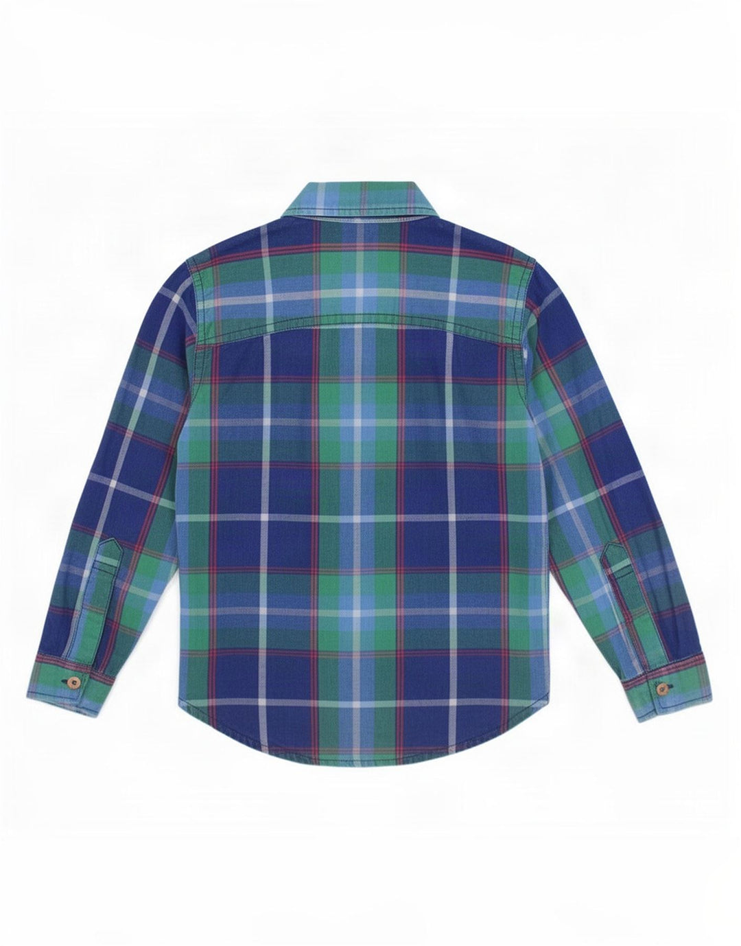 Joules Camisa Menino 4-5 Anos Azul Xadrez Algodão