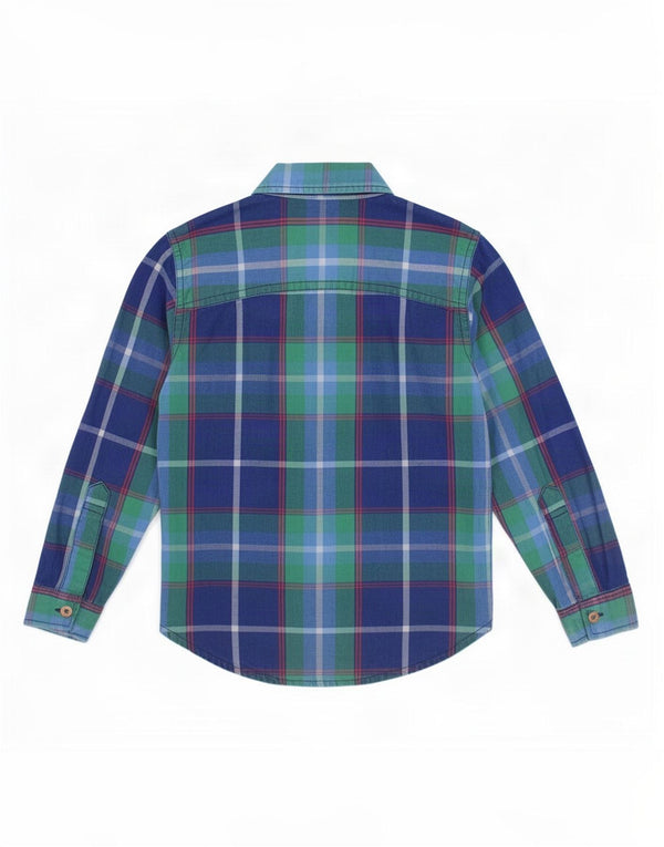 Joules Camisa Menino 4-5 Anos Azul Xadrez Algodão