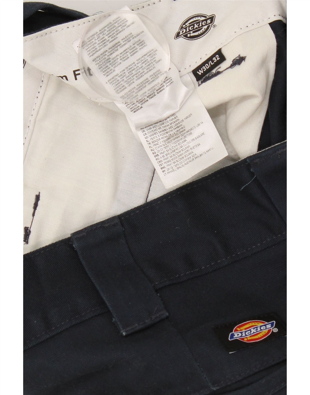 Calça Chino masculina DICKIES Slim Fit W30 L26 poliéster azul marinho