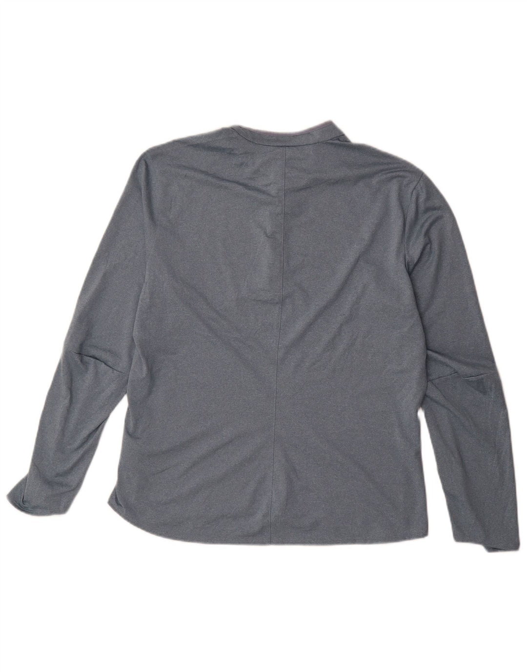 Adidas Mulher Climalite Zip Neck Pullover Treino Top UK 20/22 XL Cinza