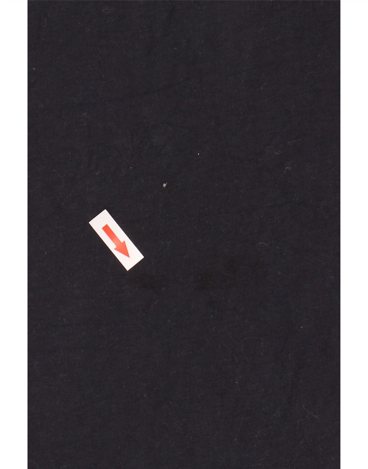 Camiseta masculina Reiss Top pequeno algodão preto