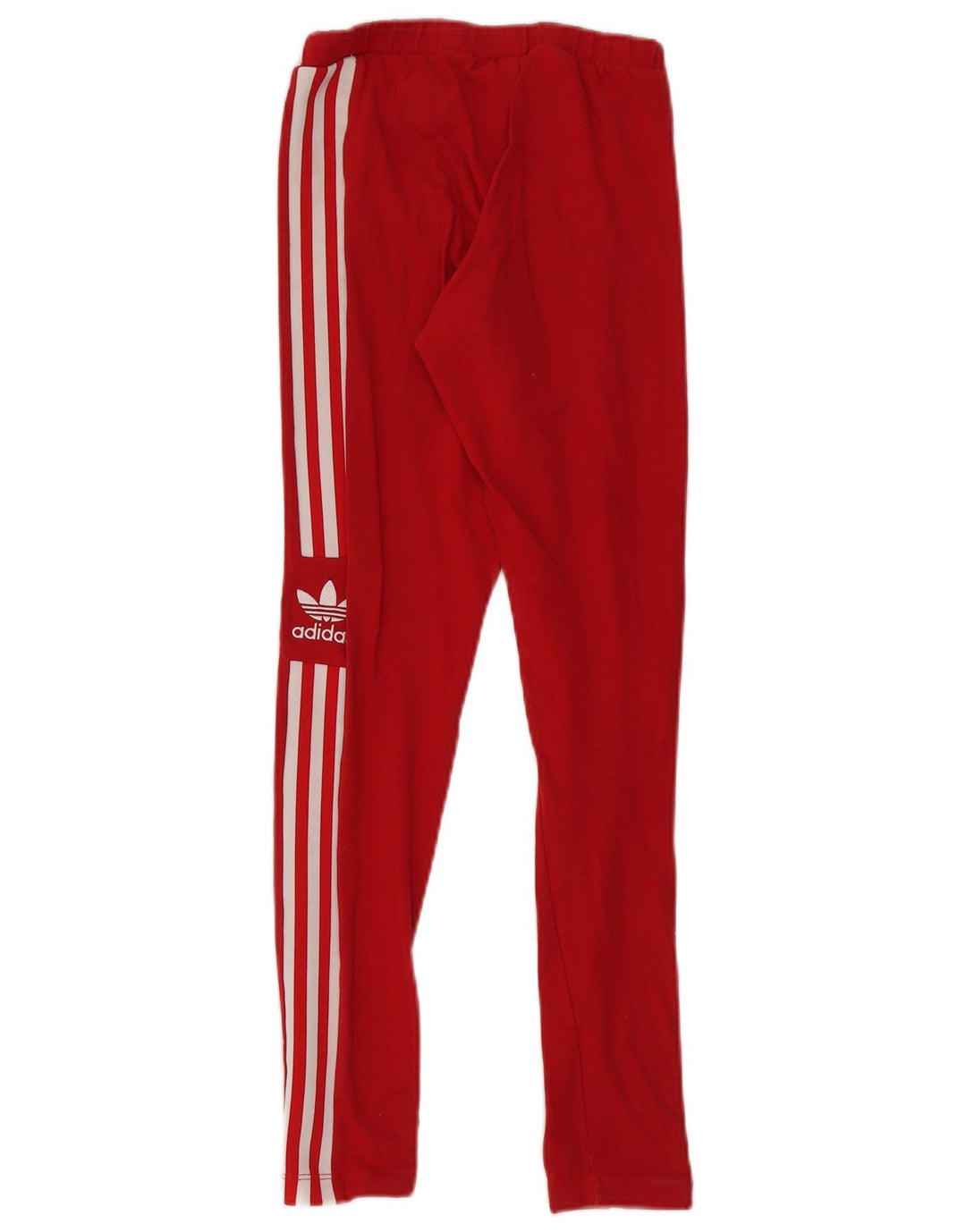 Leggings Adidas Femininas Gráficas UK 8 Pequenas Algodão Vermelho