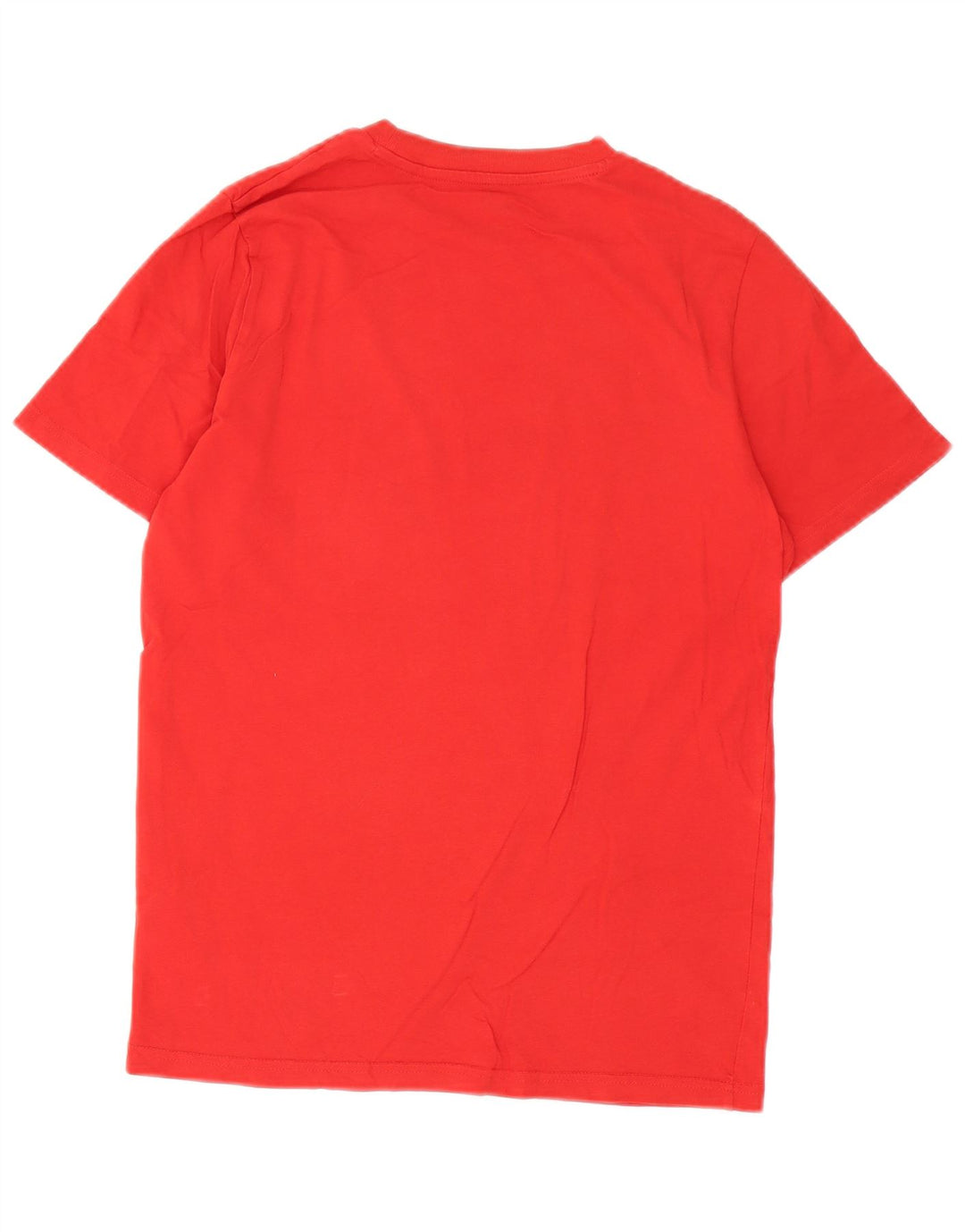 Puma Mens Graphic T-Shirt Top Pequeno Algodão Vermelho