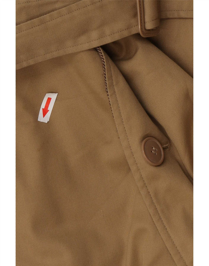 Sobretudo reversível masculino vintage UK 36 pequeno bege