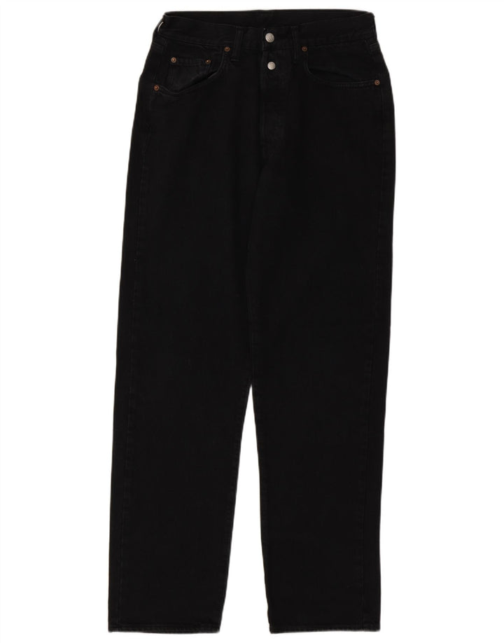 REPLAY Masculino 901 Regular Fit Jeans Reto W31 L32 Algodão Preto