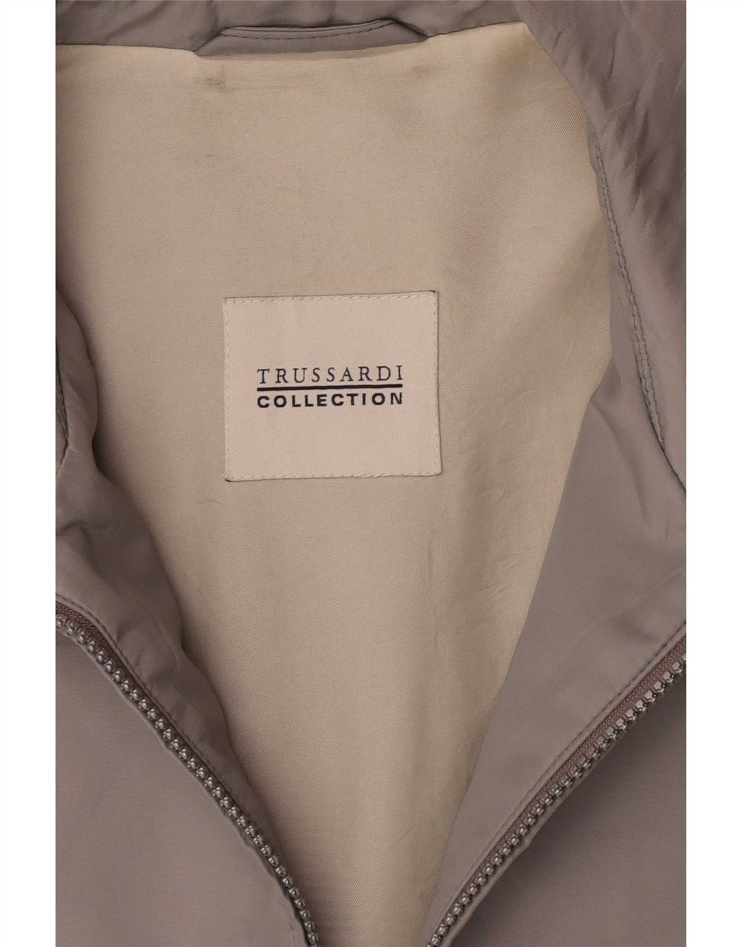 Jaqueta bomber masculina Trussardi IT 52 XL cinza poliéster clássico