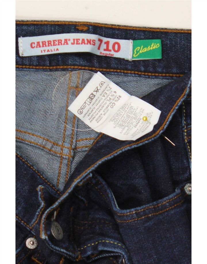 Carrera Masculino Regular Straight Jeans IT 48 Médio W32 L34 Azul Marinho Algodão