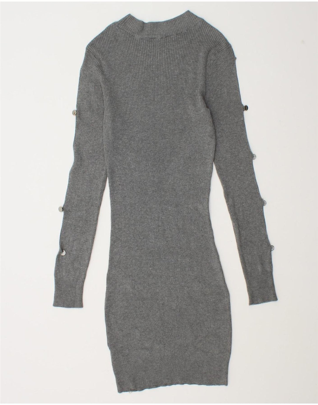 Vestido feminino Lipsy UK 14 viscose cinza médio