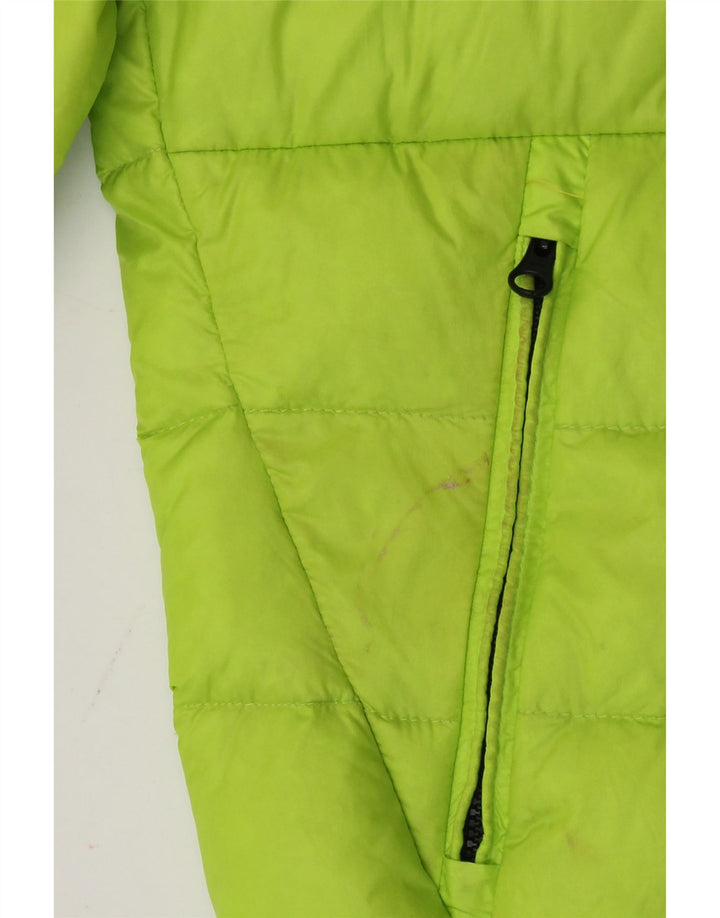 Jaqueta acolchoada feminina Blauer UK 10 pequena poliamida verde