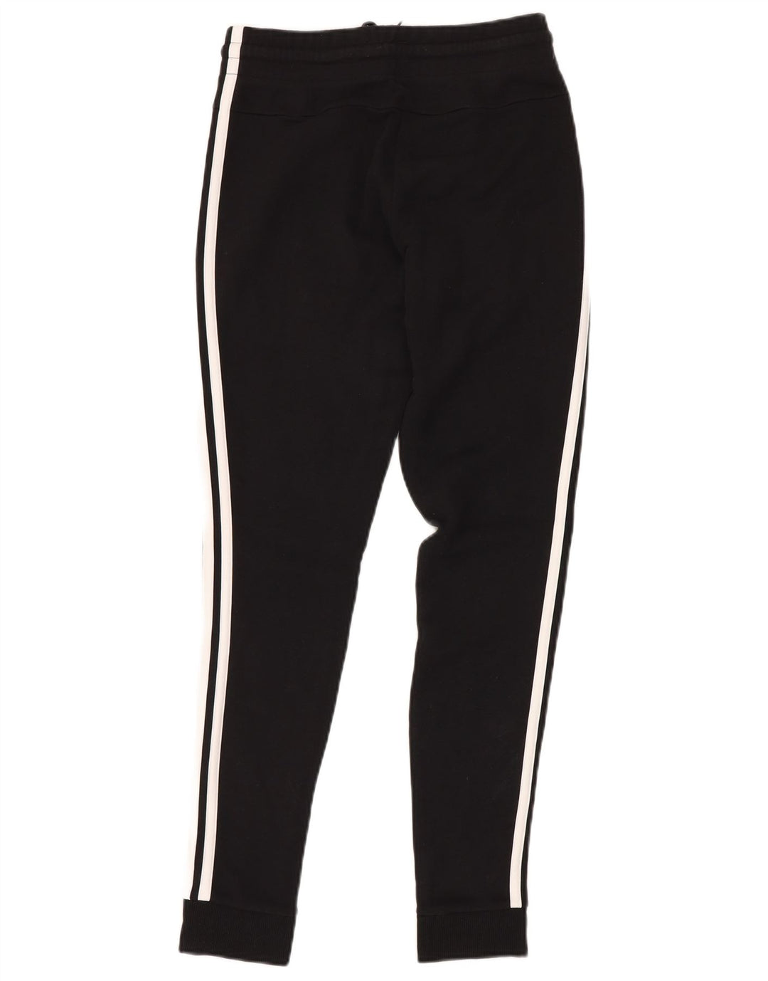 ADIDAS Calças de treino femininas Joggers UK 4/6 XS Preto Algodão