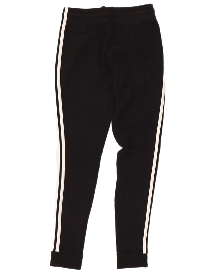ADIDAS Calças de treino femininas Joggers UK 4/6 XS Preto Algodão