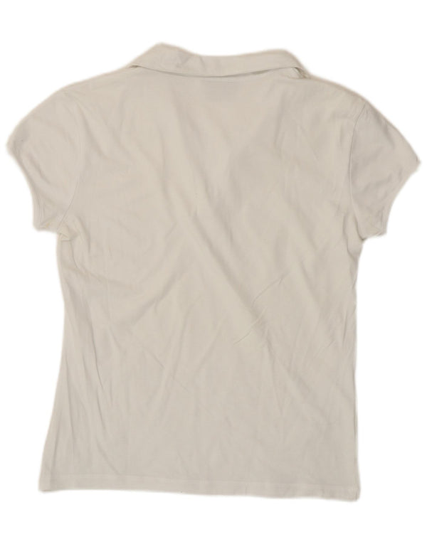 Camisa polo feminina Kappa UK 18 XL branca