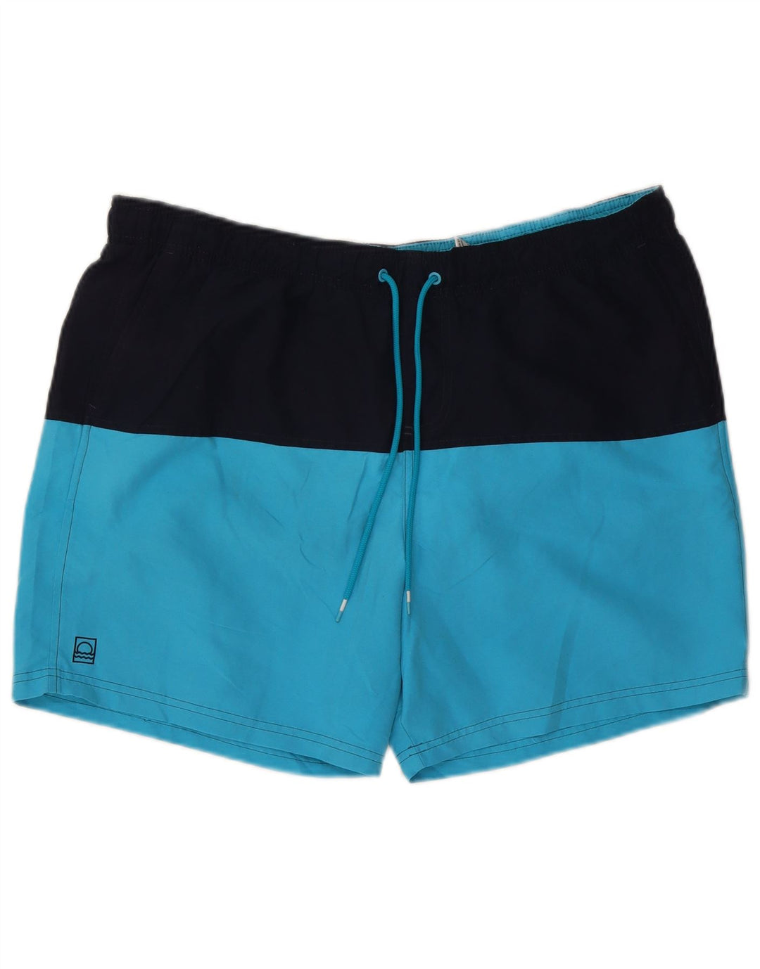 Shorts de natação masculino Marks & Spencer XL azul colorblock poliéster