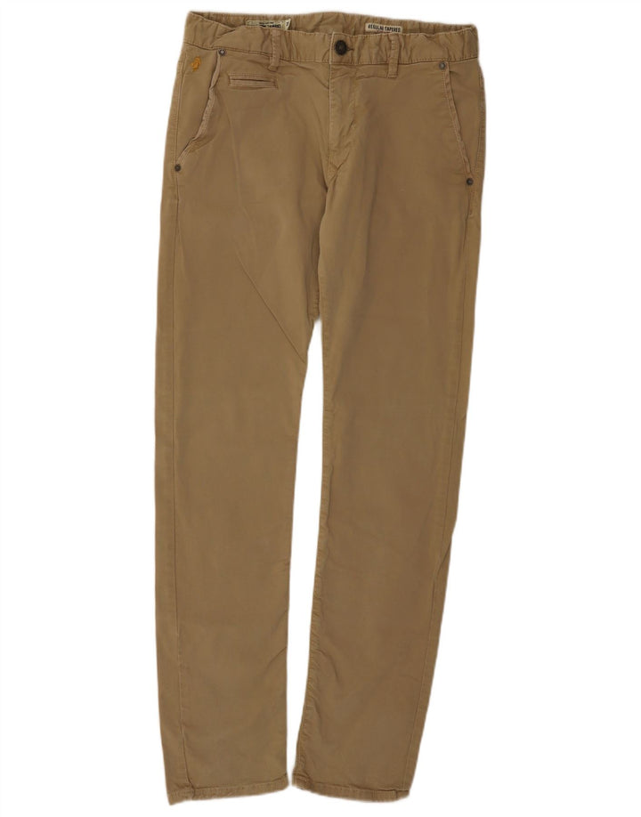 Calça Chino Cônica Regular Feminina Marlboro Classics W32 L34 Bege